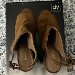 Madden Girl ‘Beckie’ Suede Mule Shoes